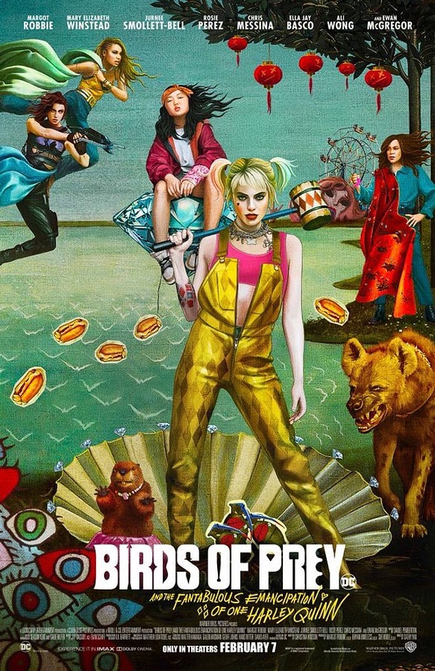 2. Warner Bros bünyesindeki yeni DC Evreni filmi Birds of Prey'den yeni bir poster paylaşıldı.