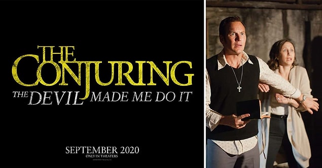 5. The Conjuring, serinin üçüncü filmiyle karşımıza çıkmaya hazırlanıyor. Başrollerini Patrick Wilson ve Vera Farmiga’nın paylaşacağı filmin ismi ‘The Conjuring: The Devil Made Me Do It’ olarak açıklandı.
