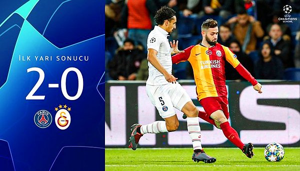 PSG devreyi 2-0 önde kapattı.