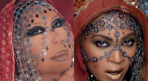 5. Bülent Ersoy'un yeni şarkısı 'Ümit Hırsızı'nın klibinde Beyoncé'den esinlendiği iddia edildi.
