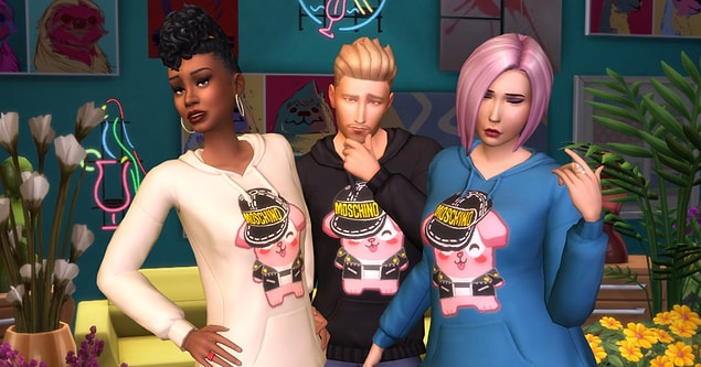 Bu yıl da Moschino, The Sims'e dahil oldu.