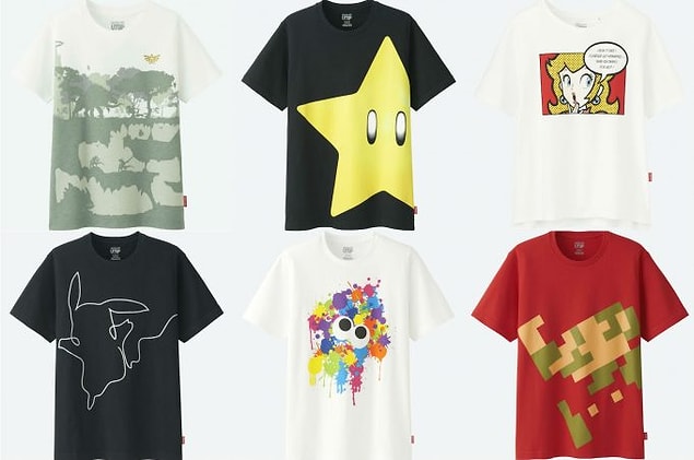 Uniqlo da yine Nintendo ile yaptığı iş birliği ile çocukluğumuzun oyunları Super Mario ve Pokemon'u giysilere taşıyor.