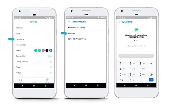 Теперь стало возможным создавать и использовать напоминания, различные списки дел на рабочем столе через any.do.