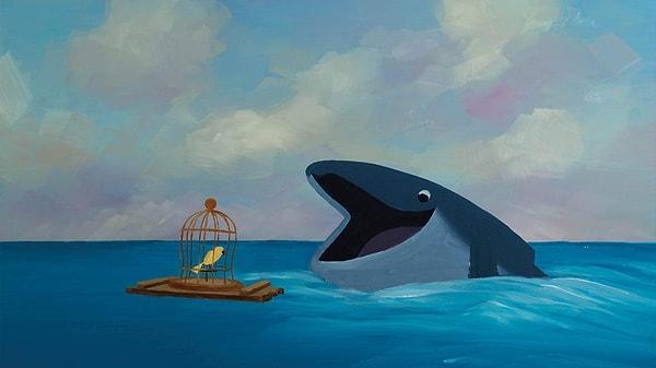 The Bird & the Whale, sesini bulmaya çalışan genç bir balinanın hikayesini anlatıyor.