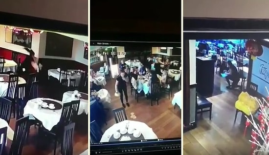 Adeta Sakarlık Abidesi: Garsonun Sakarlıklarından Oluşan ve Yok Artık Dedirten Görüntüler!