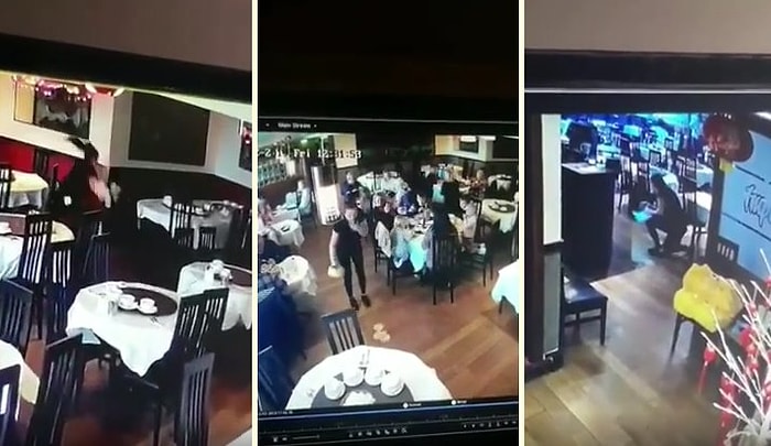 Adeta Sakarlık Abidesi: Garsonun Sakarlıklarından Oluşan ve Yok Artık Dedirten Görüntüler!