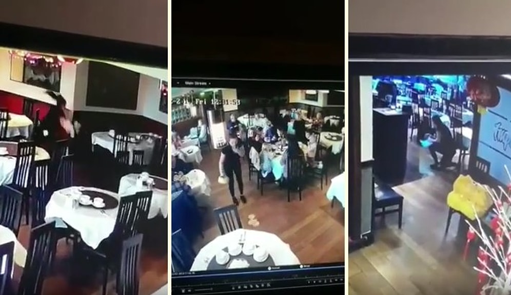 Adeta Sakarlık Abidesi: Garsonun Sakarlıklarından Oluşan ve Yok Artık Dedirten Görüntüler!