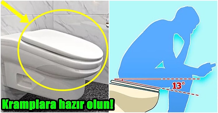 İshal Olanın Vay Haline! Toplu Alanlarda Tuvalette Maksimum 5 Dakika Kalabileceğiniz Yeni Tasarım Klozet