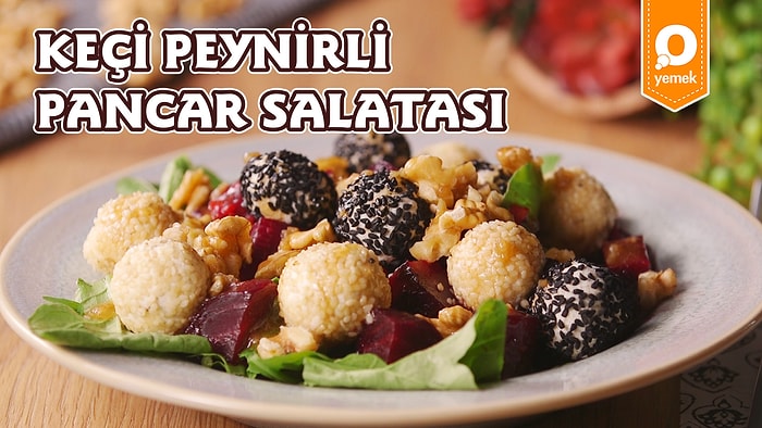 Salataya Olan Bakış Açınızı Değiştiriyoruz! Keçi Peynirli Pancar Salatası Nasıl Yapılır?