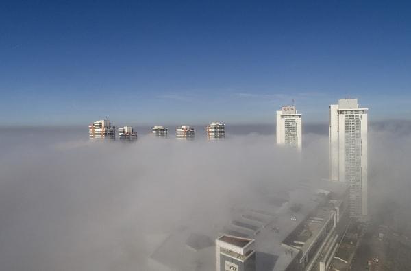 İşte Ankara'dan nefes kesen sis fotoğrafları.