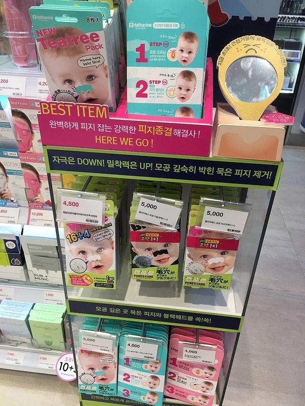 14. Güney Kore'deki süpermarketlerde yıllardır bebekler için siyah nokta bantları satıldığını biliyor muydunuz?