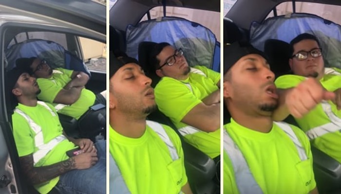 Yersiz Çığlık Şakası ile Uyanan Gencin Refleks ile Yanındaki Arkadaşına Yumruk Attığı Anlar!