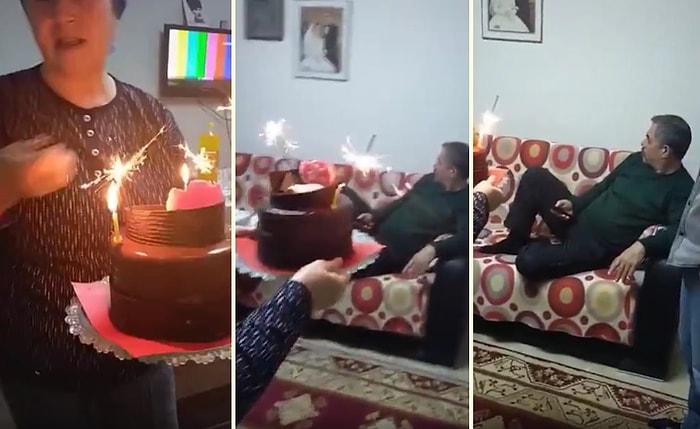 Ailesi Tüm Heyecanıyla Doğum Gününü Kutladığı Sırada Umursuz Tavırlar Sergileyen Ahmet'e Gelen Tepkiler!