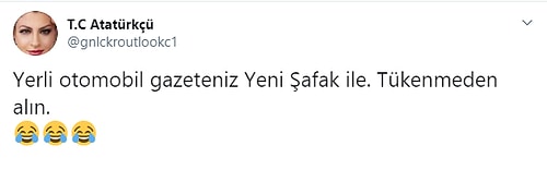 2010 Yılından Beri 71 Kez 'Yerli Otomobil Yollarda' Haberi Yapan Yeni Şafak Sosyal Medyanın Gündeminde