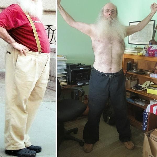 19. “69.5 yaşındayım. 140 kilo verdim. Masaj terapisti bana güzel bir vücuda sahip olduğumu söyledi. Beni mutlu etti!"