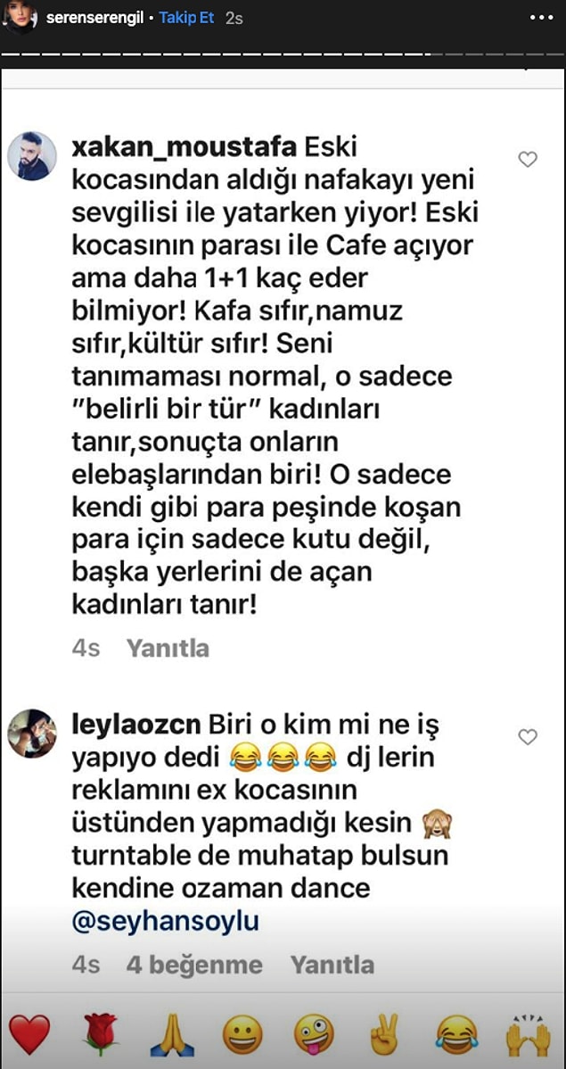 Ardından bu konuyla ilgili kendisini destekleyen takipçilerini paylaştı.