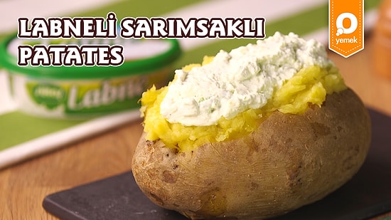 Her Yemekle Mükemmel Giden Labneli Sarımsaklı Patates Nasıl Yapılır?