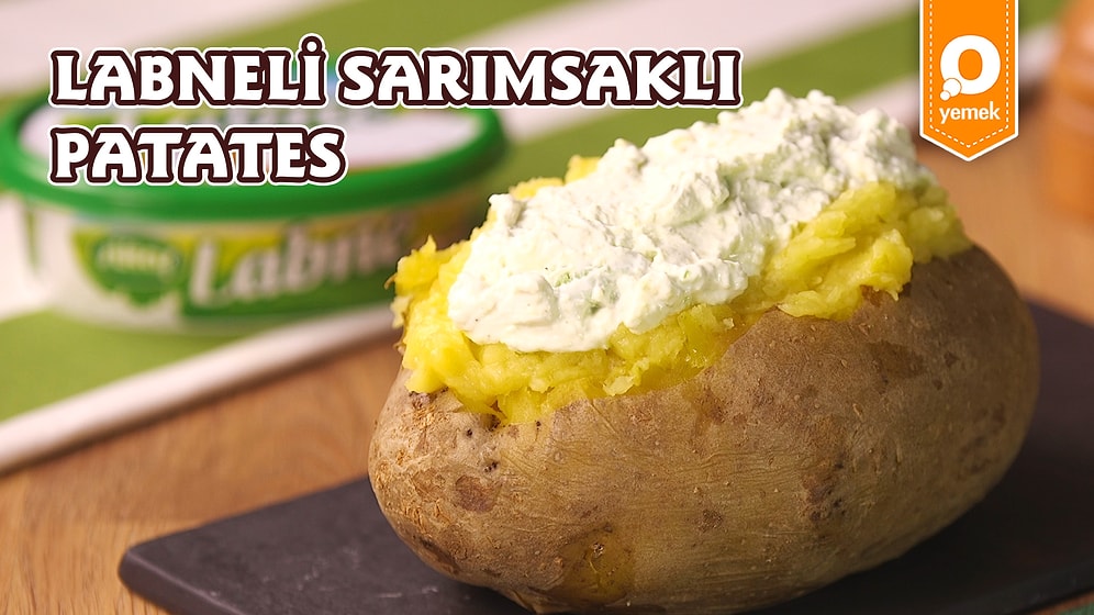 Her Yemekle Mükemmel Giden Labneli Sarımsaklı Patates Nasıl Yapılır?