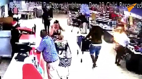 Sever Gibi Yapıp Kucağına Aldığı Çocuğu Kaçıran Kişi Son Anda Yakalandı!