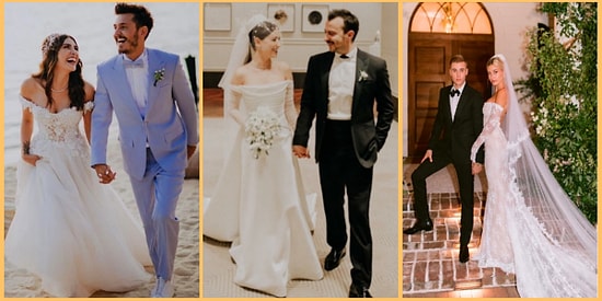 2019'da Dünyaevine Girerken Giydikleri Gelinliklerle Gözlerimizi Kamaştıran 17 Ünlü İsim