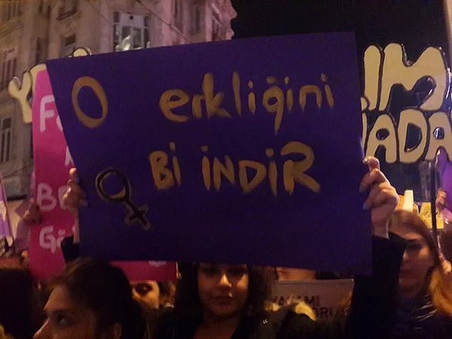 Psikolojik şiddetinizi de, eril tahakkümünüzü de bir araya gelerek yeneceğiz!