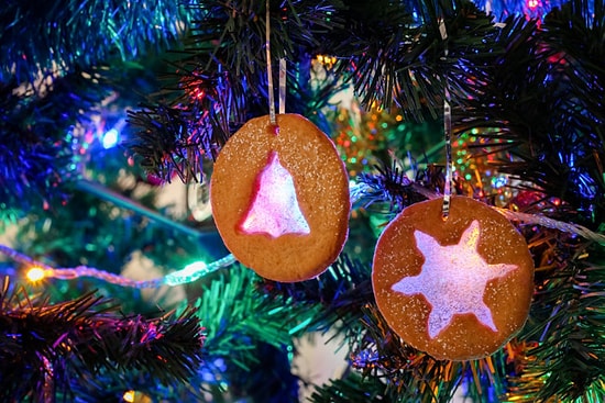 Витражное печенье на елку: пошаговый рецепт