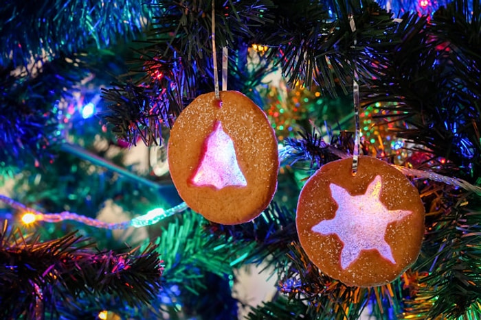 Витражное печенье на елку: пошаговый рецепт