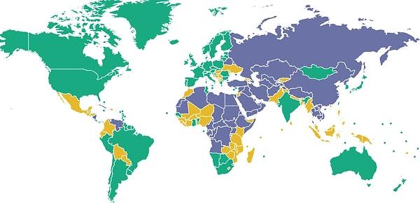 12. Dünyada Özgürlükler Raporu'nda yer alan değerlendirmelere göre 2018 yılında 32 puanla listenin sonlarında "özgür olmayan" ülke kategorisinde yer alan Türkiye, 2019'da 31 puana geriledi.