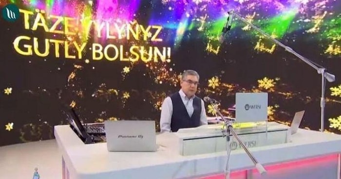 Türkmenistan, Yeni Yıla Devlet Başkanının DJ Performansı ile Girdi!