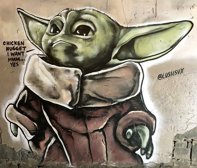 10. Bebiş Yoda, Avustralya'ya da uğramış.