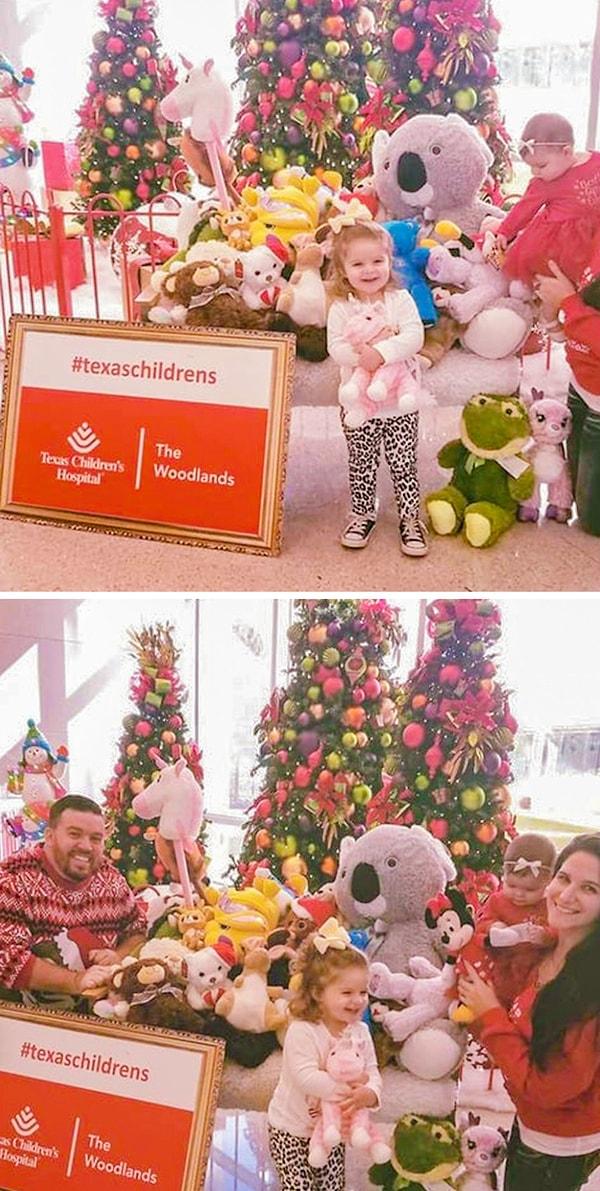 13. "Çocuk hastanesindeyken kızıma unicorn hediye edildi. Şimdi ise topladığı hediyeleri yılbaşında geri vermeye hazır."