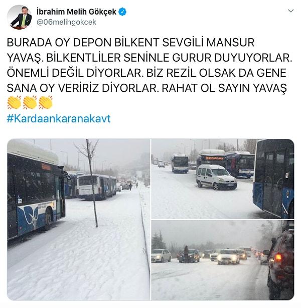 Alaycı tavrıyla Ankara Büyükşehir Belediye Başkanı Mansur Yavaş'a meydan okudu.