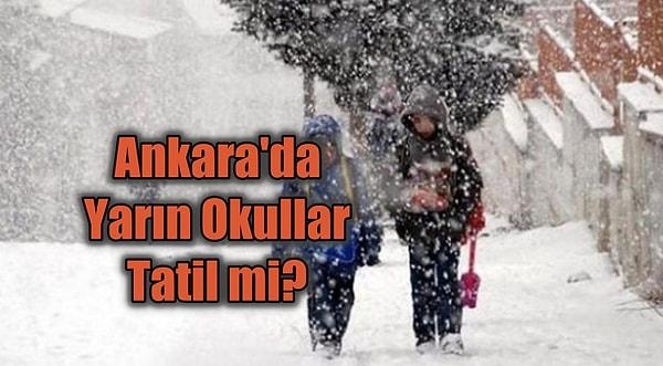 Ankara'da 6 Ocak'ta başlayan yoğun kar yağışı şehirdeki yaşamı olumsuz etkiledi. Vatandaşlar trafikte zor anlar yaşadı.