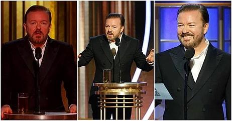 Ricky Gervais, 2020 Altın Küre Ödüllerinde Yaptığı Açılış Konuşmasıyla Sanat ve Sinema Camiasını Sert Bir Şekilde Eleştirdi
