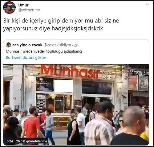 Taksim'de Bir Mekanın Reklam Ekranında Porno Film Oynattılar!