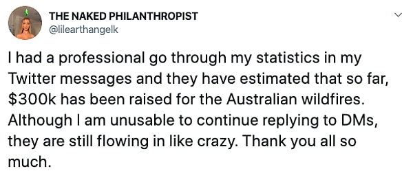 Предложение 20-летней модели из Лос-Анджелеса быстро распространилось в Сети, и люди за короткий срок, сначала, собрали 300 тысяч долларов США...