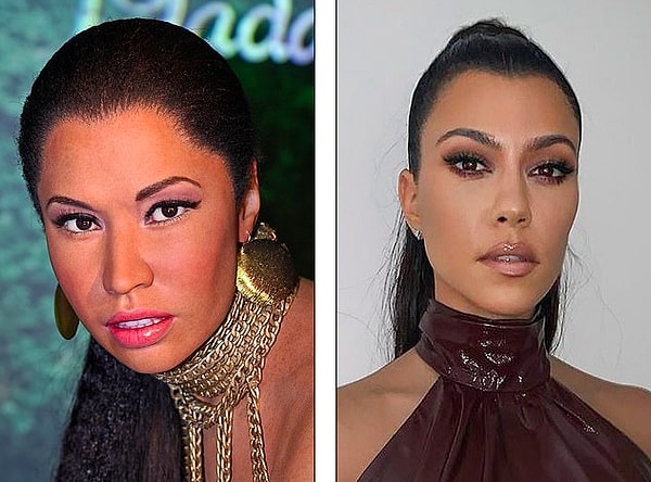 Некоторые же решили, что восковая фигура больше напоминает Кортни Кардашян.