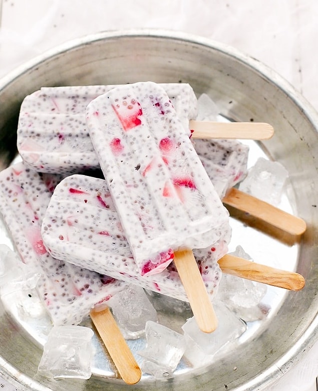 12. Dondurma + Chia tohumu