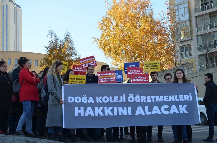 5 Aydır Maaş Alamayan Öğretmenler Sosyal Medyanın Gündeminde: #DoğaKolejiMaaşÖde