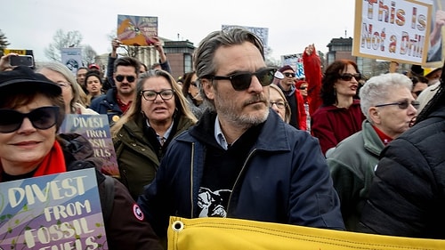 Joaquin Phoenix, İklim Değişikliği Eyleminde Gözaltına Alındı