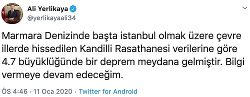 İstanbul'da Korkutan Deprem: Kandilli, Depremin Büyüklüğünü 4,8 Olarak Duyurdu