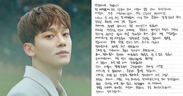 Chen'in mektubunda yazanlar şöyle: