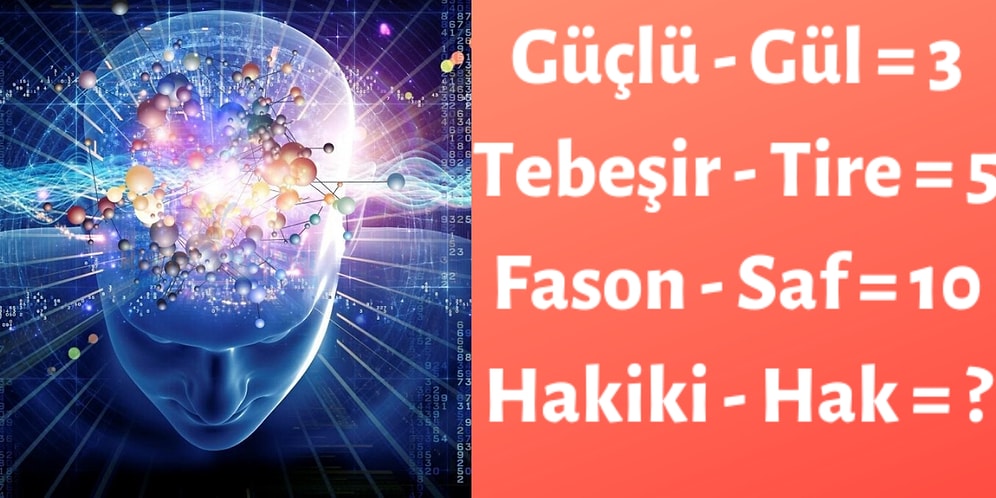 Doktora Mezunlarının Bile 10/10 Yapamadığı Bu Testte Bakalım Full Çekebilecek misin?