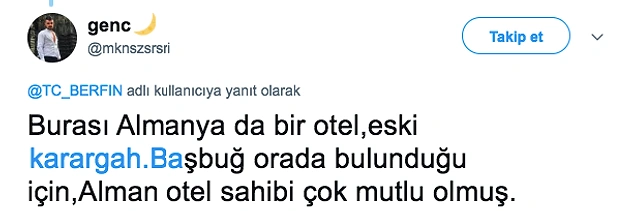 Ve Almanya'da bulunan bu otelin girişi...