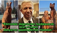 Bu Sefer Dinozor Yok! Ankara Büyükşehir Belediyesi Yol Kenarı ve Parklardaki Kurumuş Ağaçları Sanat Eserine Dönüştürüyor