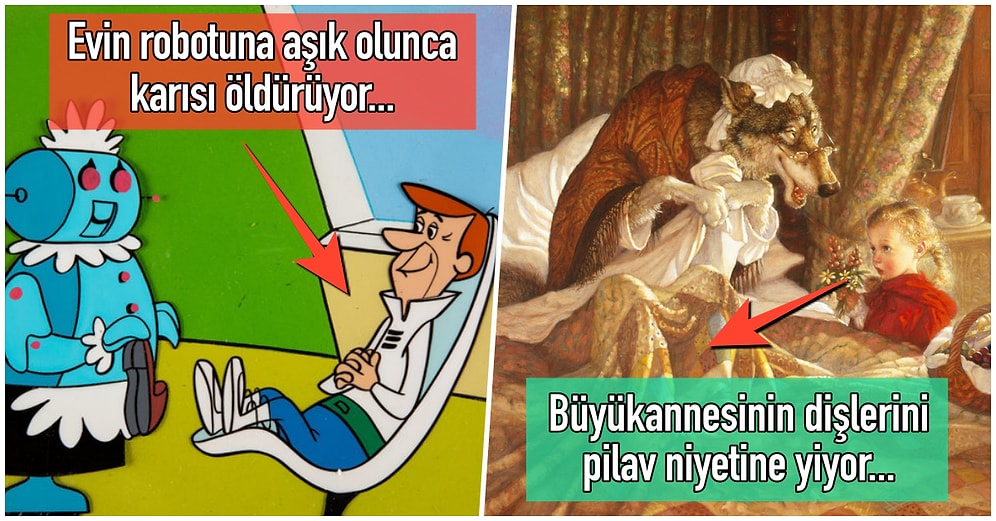 Masallar ve Çizgi Filmlerle İlgili Bu Tüyler Ürpertici Gerçekleri Öğrenir Öğrenmez Ufak Çaplı Bir Travma Yaşayacaksınız!