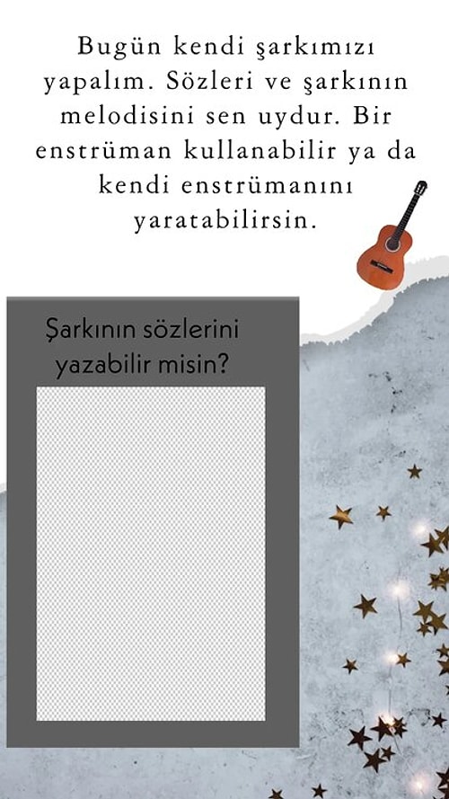 Biraz da yaratıcılığımızı geliştirelim. 😎