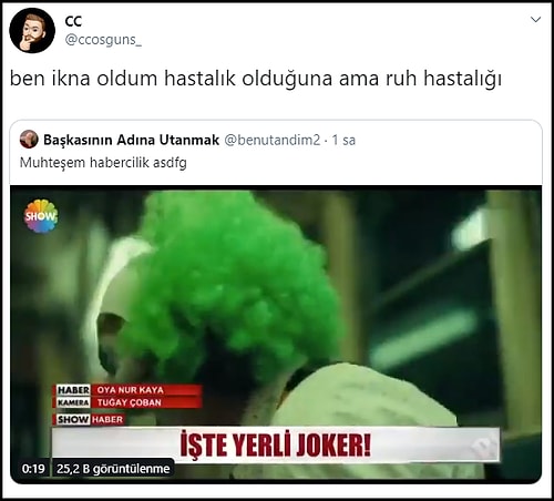 Show Tv'de Yayınlanan 'Joker Hastalığı' Haberi Goygoycuların Diline Dolandı!