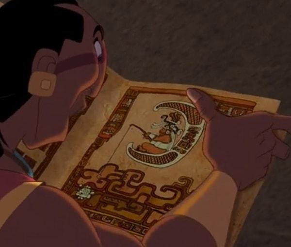 10. El Dorado Yolu filminde, büyüler kitabında DreamWorks logosunun eski bir versiyonu var.