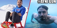 Türkiye'de 24 Saat İçinde Hem Kış Hem de Yaz Tatili Yapan YouTuber!